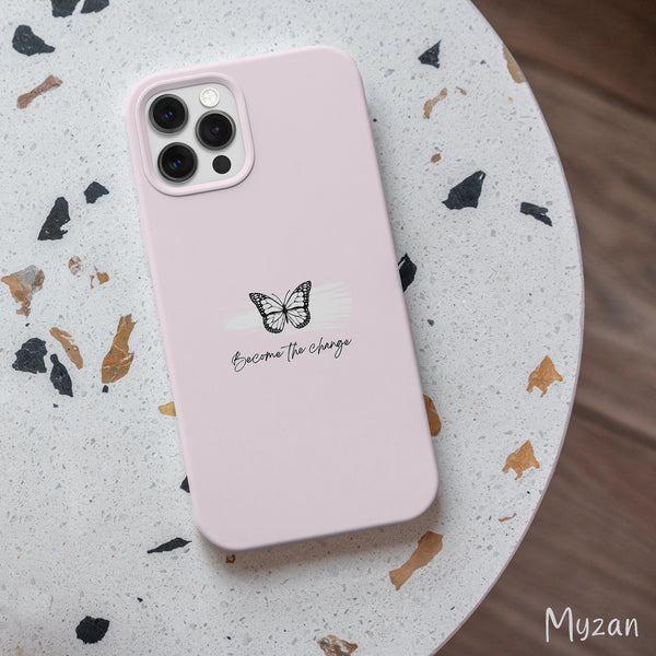 RC497 - Become The Change Butterfly - Aesthetic Mobile Case