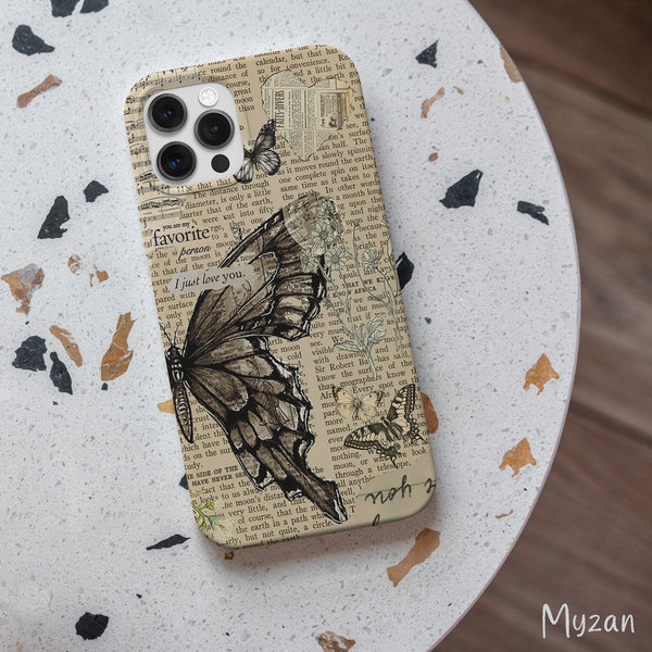 RC523 - Vintage Poster - Butterfly Mobile Case