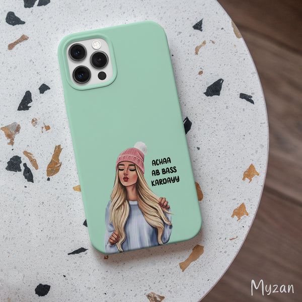 RC551 - Acha Ab Bass Kardayy - Aesthetic Girl Mobile Case