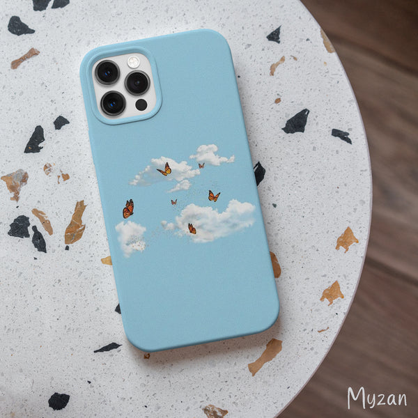 RC555 - Blue Butterfly - Aesthetic Mobile Case