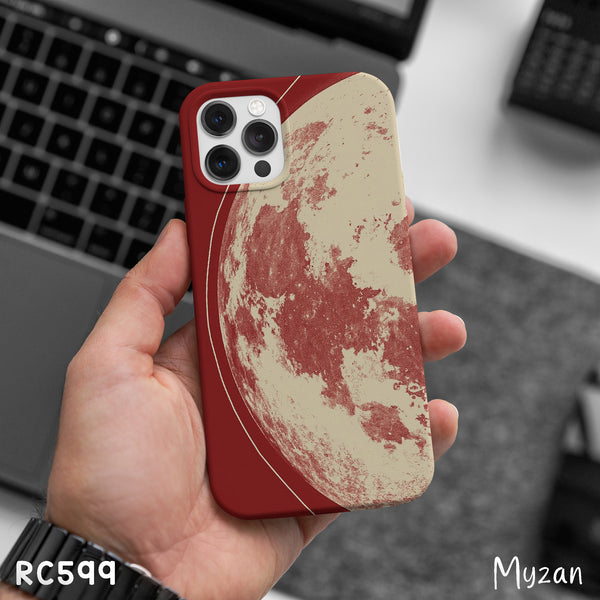 RC599 - Red Night Moon - Aesthetic Mobile Case