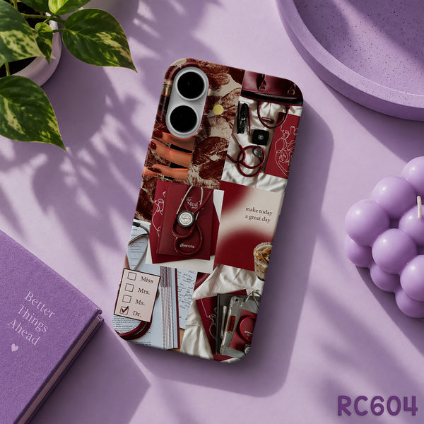 RC604 - Doctor & Medical Collage - Aesthetic Phone Case