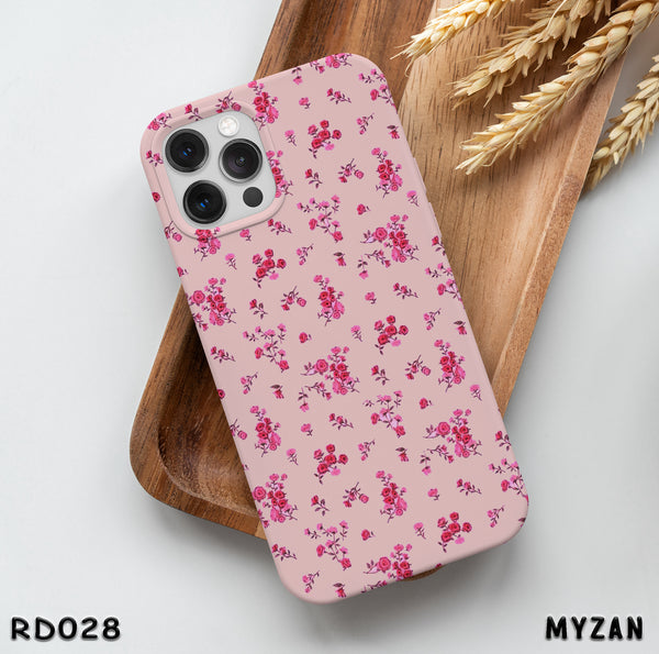 RD028 - Pink Floral Mobile Case
