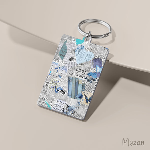 RK005 - Aesthetic Paper Craft Keychain