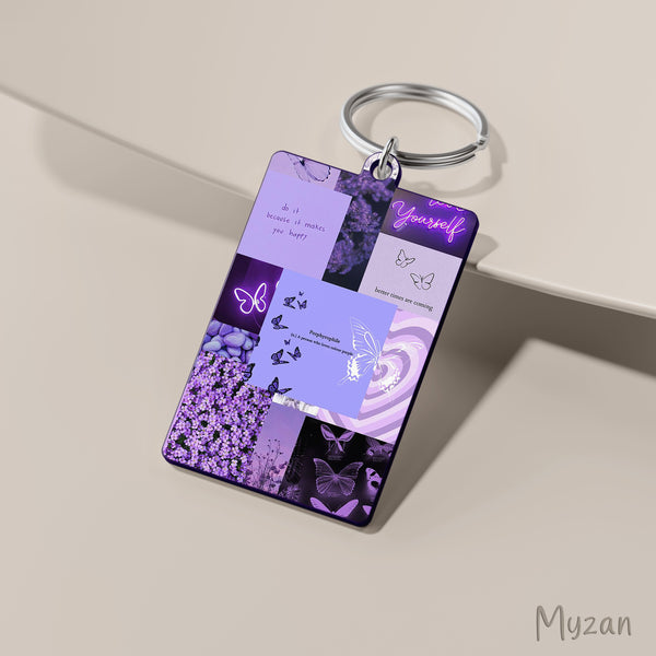 RK031 - Purple Aesthetic Keychain