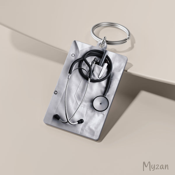 RK041 - Stethoscope - Doctor Keychain