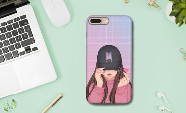 RC057 - BTS Girl Mobile Case - Myzan