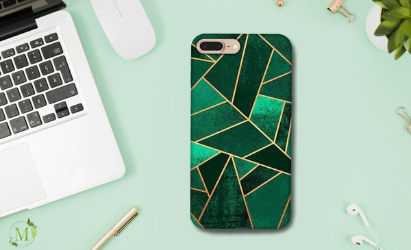 RC060 - Green Marble Mobile Case - Myzan